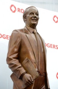 Twelve-foot statue honours visionary, entrepreneur, philanthropist, passionate Canadian